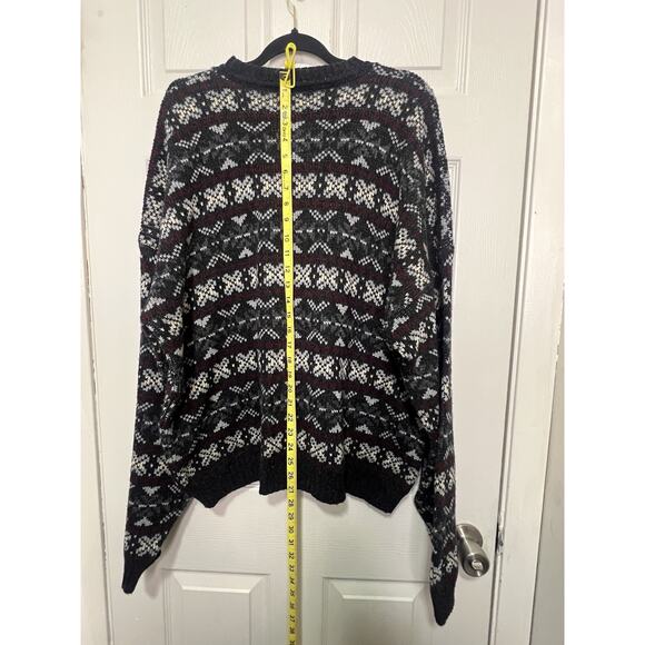 Vintage Resolute Bay Men’s Nordic Acrylic Blend Pullover Sweater in Size XXL - Picture 3 of 7